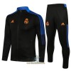 Real Madrid Trainingsjack Pak 2022-23 Zwart Blauwe - Kids